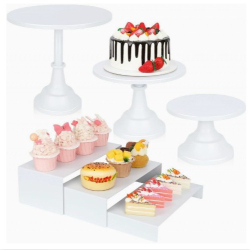 Transfronterizos dorados rosa decoración de la mesa de postres accesorios de boda estante de pastel estante de té de la tarde estante de té descanso mesa