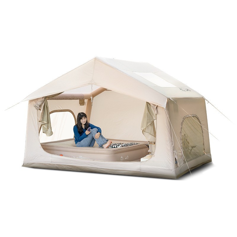 Automatic inflatable travel tent for camping