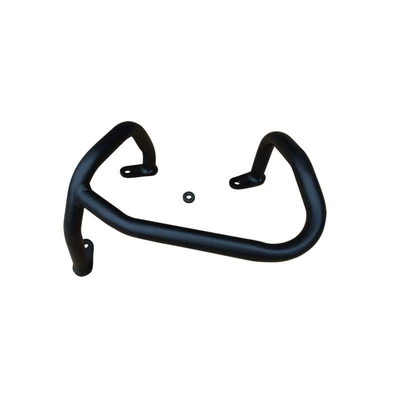 Bumper Anti-fall Anti-collision Bars – Motorcycle bumper - black-frosted-plate-silencer-bar