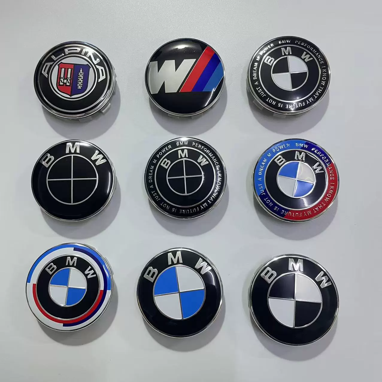 Подходит для BMW колпачок 68 мм 3 серии 5 серии X1X5X6 центр крышка M стандарт 10 коготь синий белый шина