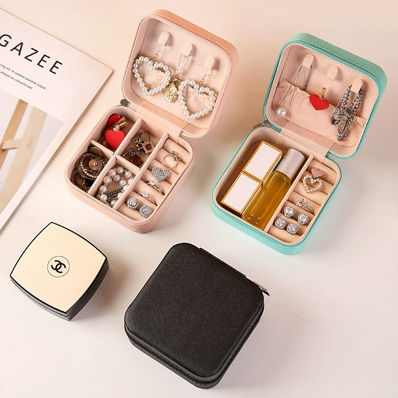 Handheld storage system, storage box, earrings, square sophisticated ring, accessory