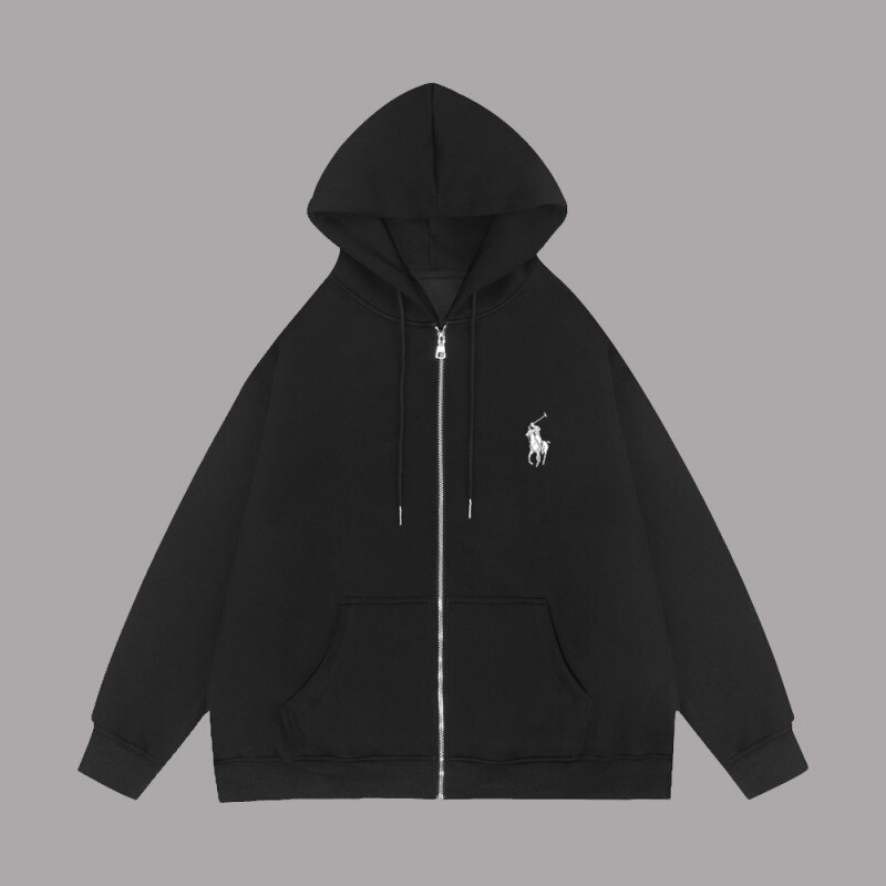 Foreign Trade Autumn and Winter Small Label Hooded Cardigan Sweater Fashion Printed Loose plus size British Youth Zipper Top