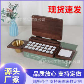 木质颜料盒水彩绘画板油彩收纳盒便携式旅行绘画盒24色分格调色板