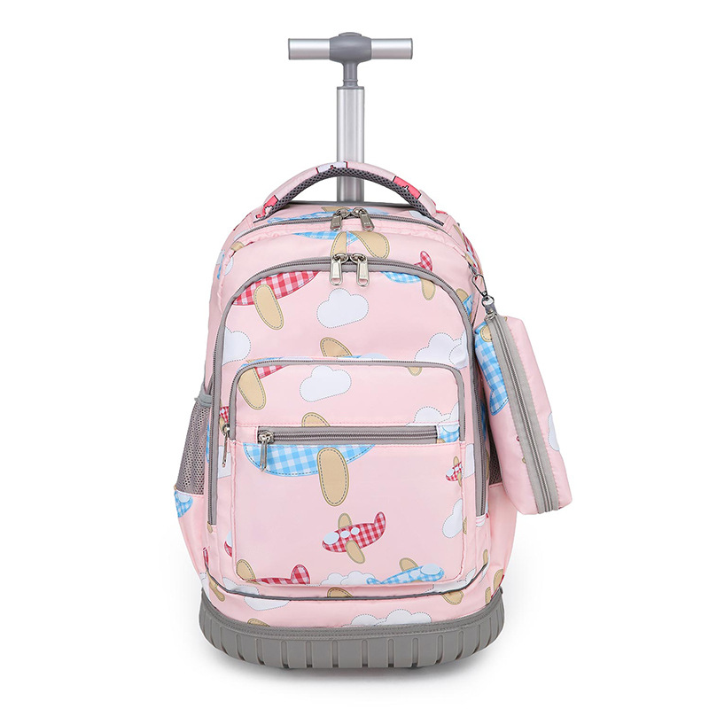 Ventas de fabricantes de estudiantes de primaria y secundaria 16 pulgadas actualización de seis ruedas mochila de viaje para niños 18 pulgadas