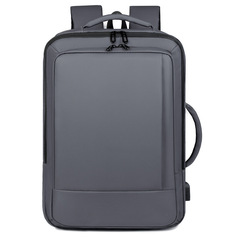 メンズビジネスバックパック拡張旅行通勤バックパックギフトカスタムロゴ大容量ファッションコンピュータバッグ