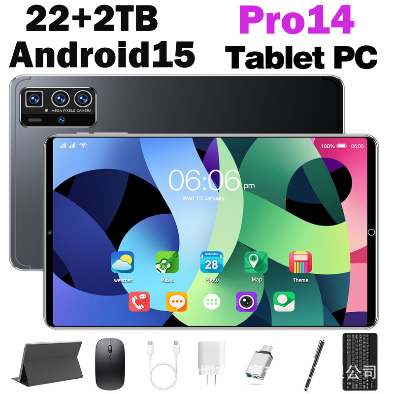 Cross-Border New Model 10inch Tablet Android Eight-Core Comprehensive Large Screen Smart Bluetooth Spot Manufacturer Spot Direct Sales