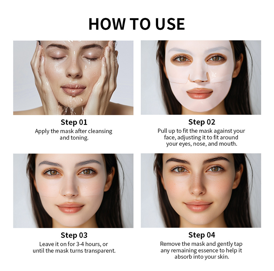 Cross-border lakerain single-piece gel night mask undefined
