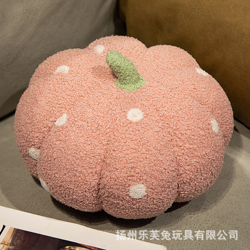 かわいいカラフルなカボチャ枕おもちゃ特殊な形の野菜枕マカロンカラー家の装飾ハロウィンギフトバッチ|undefined