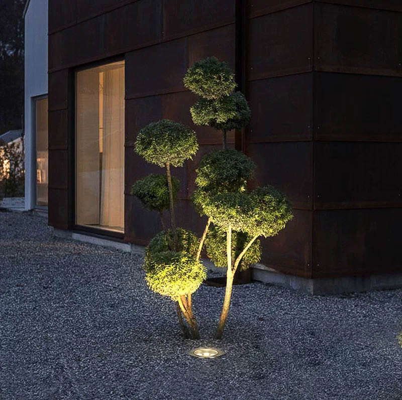 Lámpara enterrada LED Lámpara de piso empotrada Lámpara de césped impermeable al aire libre Lámpara de paisaje de jardín Lámpara enterrada Lámpara de pared image 2