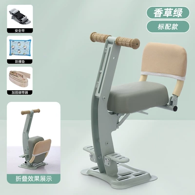 Motorcycle child seat Seat Motorcycle Universal Baby - green-folding-pedal-folding-backrest-ordinary-anti-collision-pad