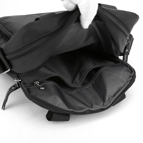Vertical New Men's Casual Business Single Shoulder Crossbody Bag Waterproof Oxford Cloth Bag Handbag Simple Fashion Men's Bag