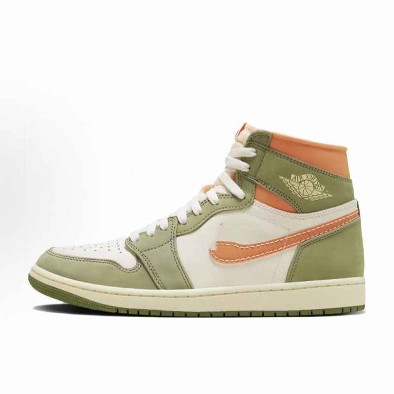 Comercio exterior AJ1 zapatos blancos y negros panda zapatos de baloncesto de alto tamaño Joe1 azul blanco puro de Carolina del Norte pareja zapatos casuales image 24