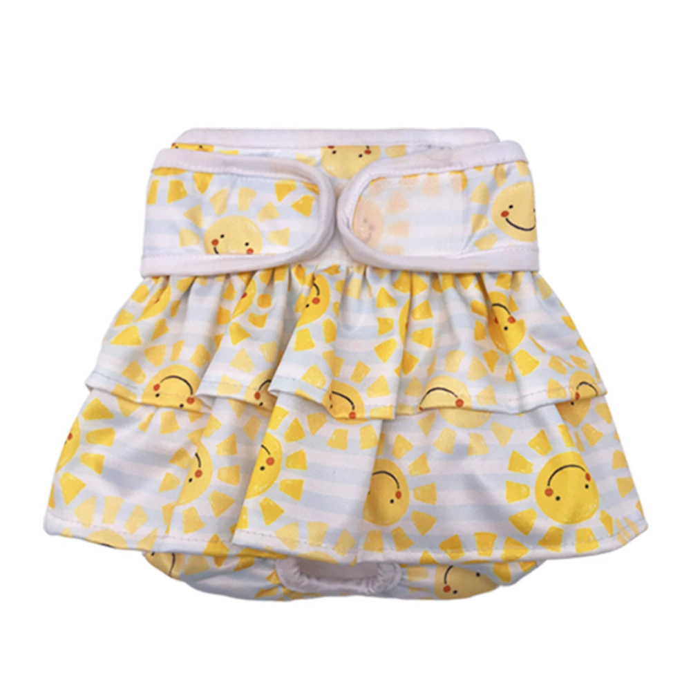 Новые менструальные штаны и юбки для домашних животных Amazon, универсальные моющиеся гигиенические менструальные штаны и юбки для собак, моющиеся от угроз