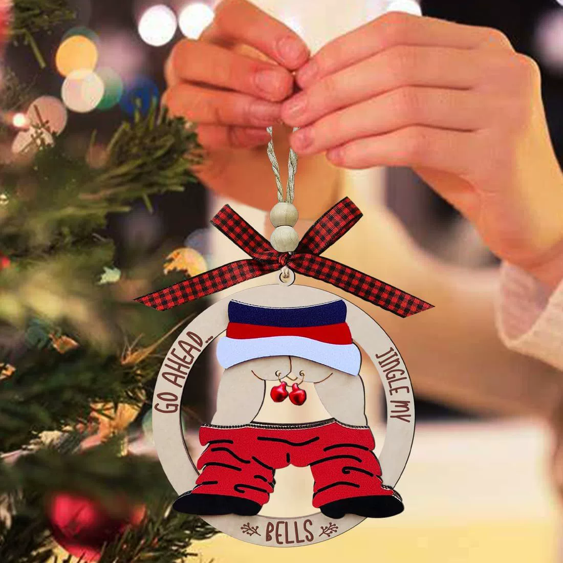 Трансграничные новые деревянные забавные рождественские гномы подвески персонализированный дизайн деревянные украшения рождественские сувениры