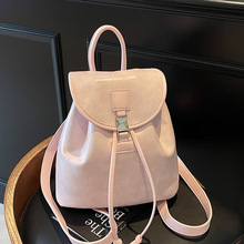 韩国时尚学院风简约浅色系手提小背包学生百搭轻便高级感双肩包女