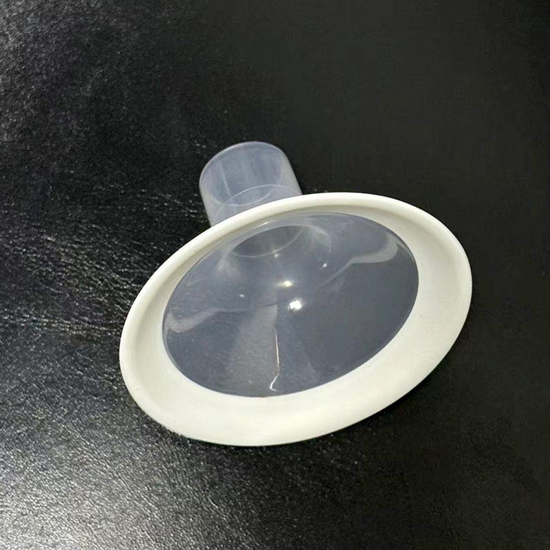 Breast pump accessories bell cover breast suction 24mm small white ring breast suction shield split horn adapter soft rubber pad