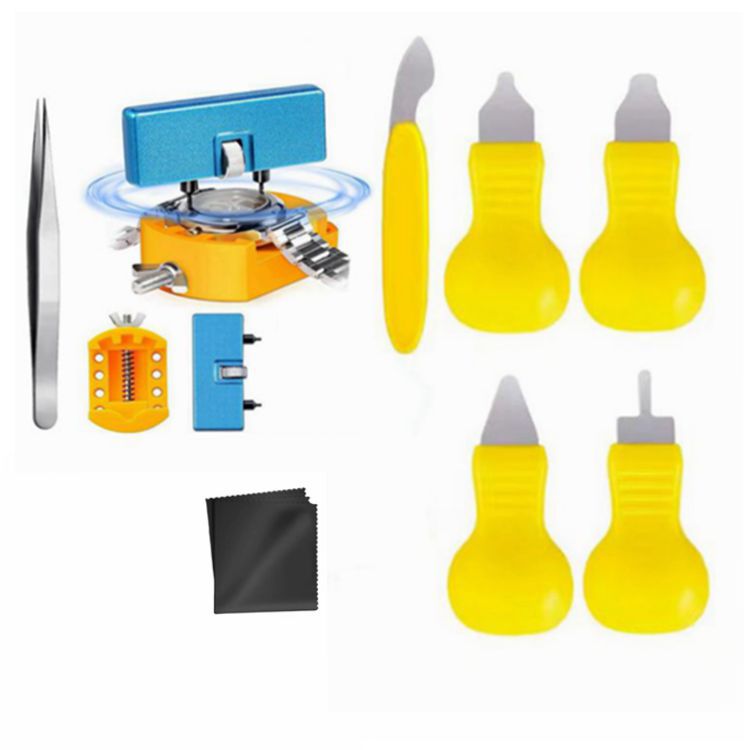 修表工具手表电池更换套件背面卸盖器及修理开盖器维修不锈钢