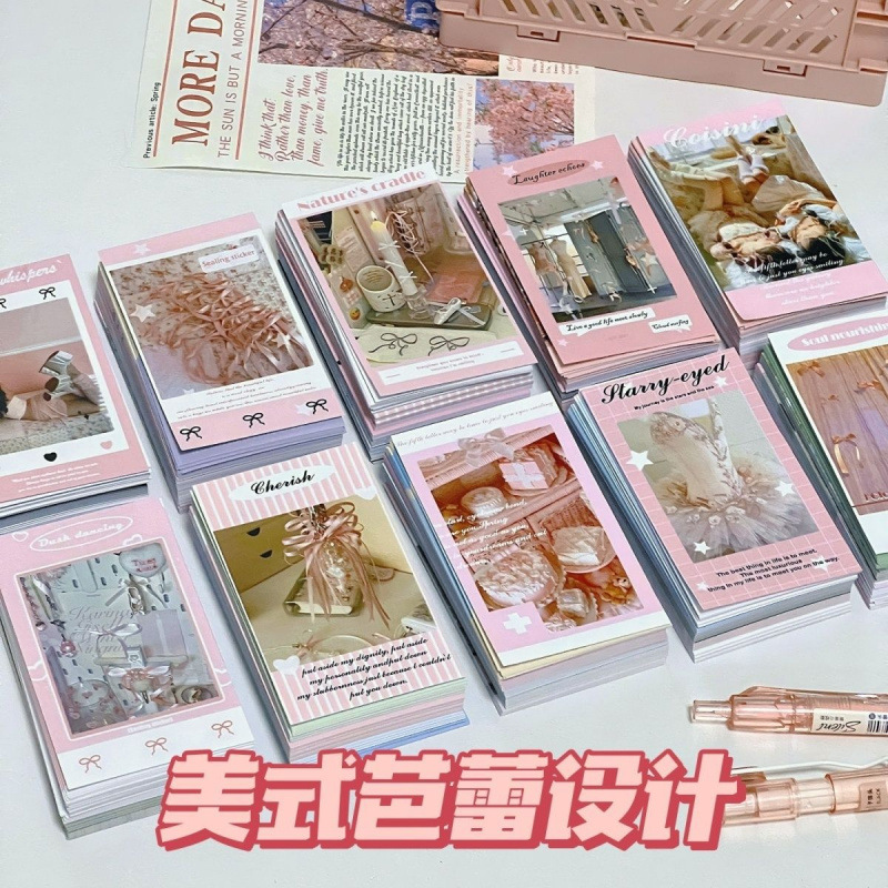 バレエ風おしゃれシンプルステッカーインスタイルカジュアルシールステッカー韓国風パッケージカードシールステッカー|undefined
