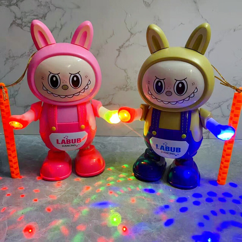 Mid-Autumn Festival Handheld Lantern Cartoon Internet Celebrity Dancing Bula La Light Music Dancing Cute and Adorable Children's Lantern Mid-Autumn Festival Handheld Lantern Cartoon Internet Celebrity Dancing Bula La Light Music Dancing Cute and Adorable Children's Lantern