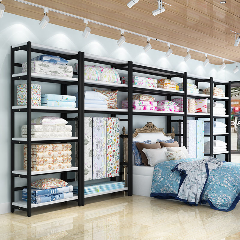 家纺货架展示架四件套置物架被芯床单床上用品枕头被子展示架展柜