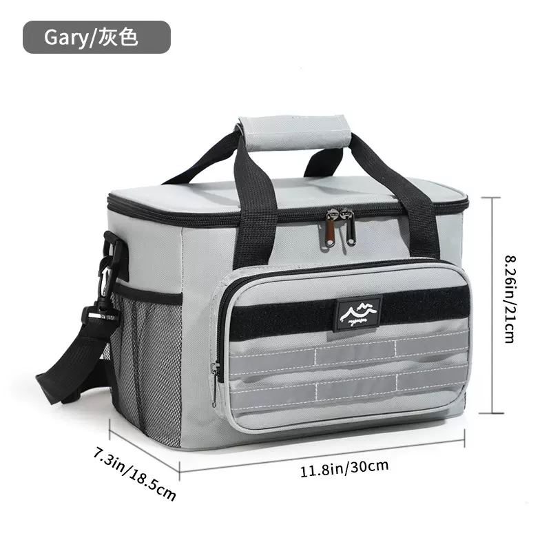 跨境亚马逊专供大容量保温箱加厚铝箔野餐包保鲜大冰包户外保温包