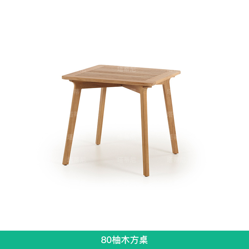 Mesas y sillas para exteriores, balcón de patio de villa, muebles de teca y ratán, terraza acristalada, jardín exterior, juego de sillas de ratán de madera maciza. image 8