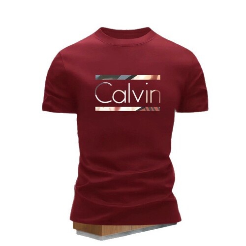 Cross-border European and American new TEMU fashionable trendy letter-printed men's crew neck mesh T-shirt