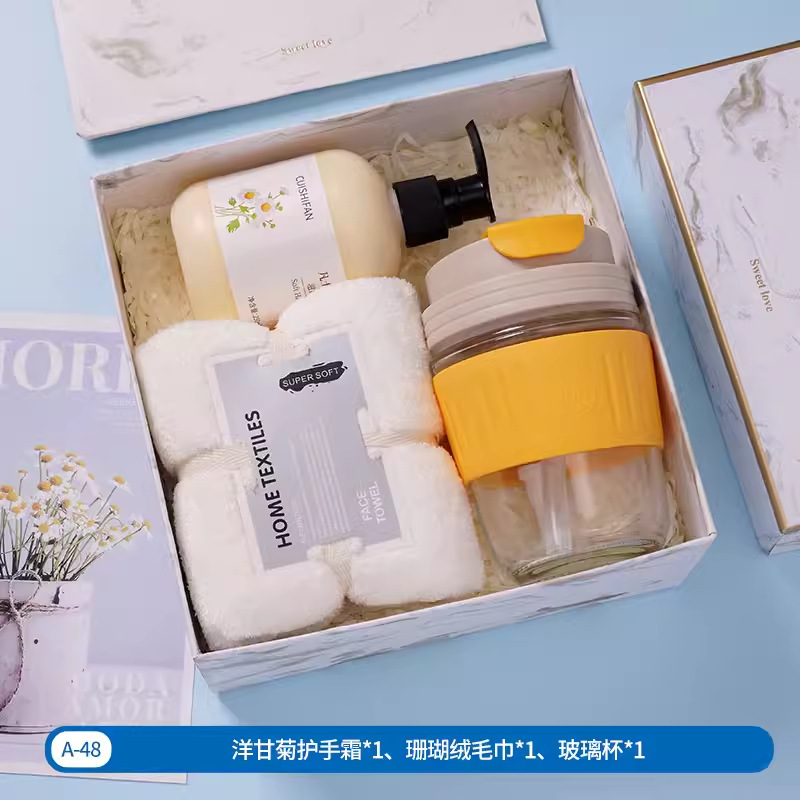 Conjunto de souvenirs de negocios Regalo de año nuevo Regalo de apertura para empleados Cumpleaños del cliente Caja de tazas de aislamiento práctico de negocios