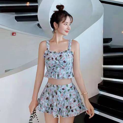 Women's Fashion Swimwear, Korean Style, Covering Stomach, Slimming, Bargain Hot Sale, Low Price, Skirt Style, Fresh and Natural, Hot Spring and Swimming Suit