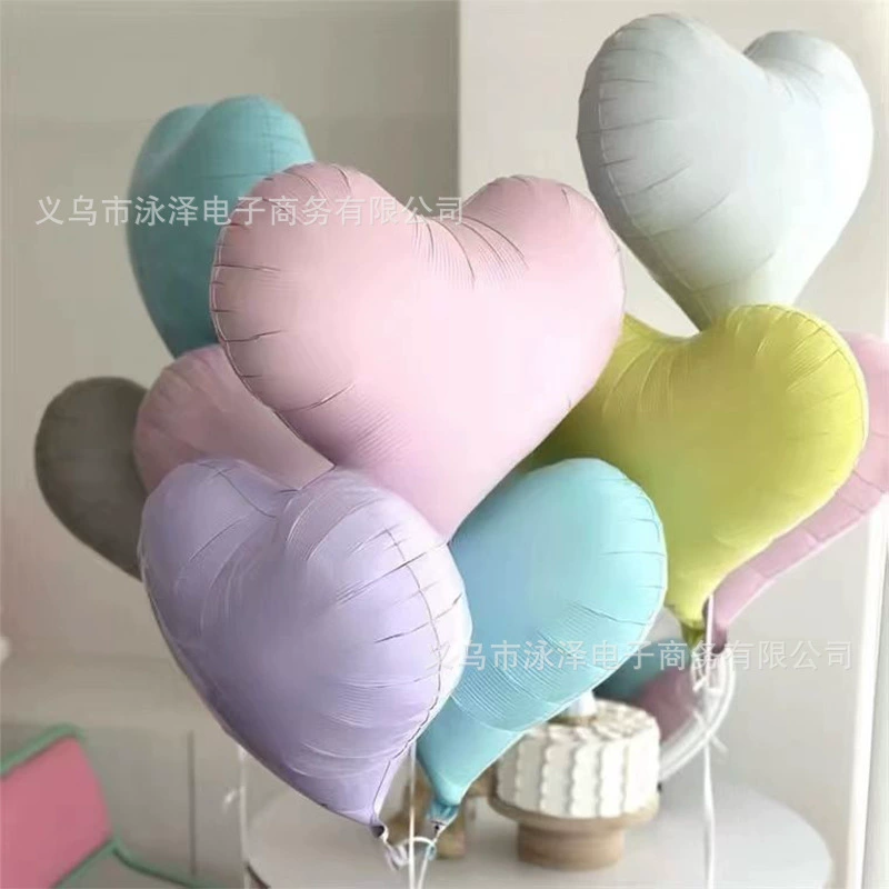 20-дюймовый матовый воздушный шар с персиковым сердцем криво нежное сердце воздушный шар предложение свадебного признания свадебного украшения вечеринки воздушный шар