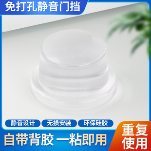 Transparent thickened door stop anti-collision pad PU door blocker window anti-collision paste mute refrigerator protective paste cushion pad