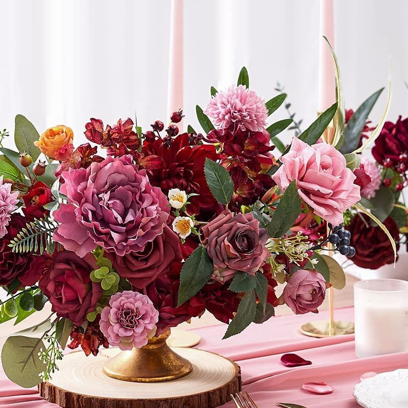 Transfronterizo creativo nuevo hecho a mano DIY Rosa caja de regalo de cumpleaños casa de vacaciones flor artificial atmósfera Decoración