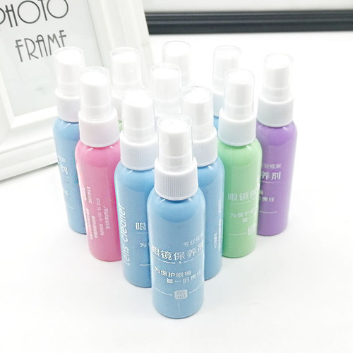 Glasses cleaning fluid, lens, mobile phone screen spray, logo printing available, lens cleaning fluid, care fluid available for wholesale
