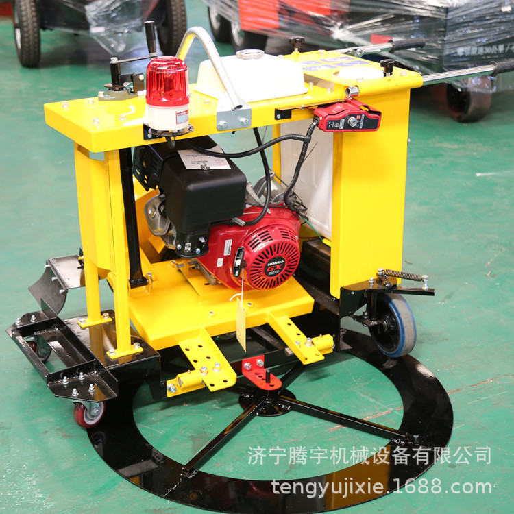 井周切缝机现货供应切圆机井盖切割机图汽油手推式井盖切圆机报价