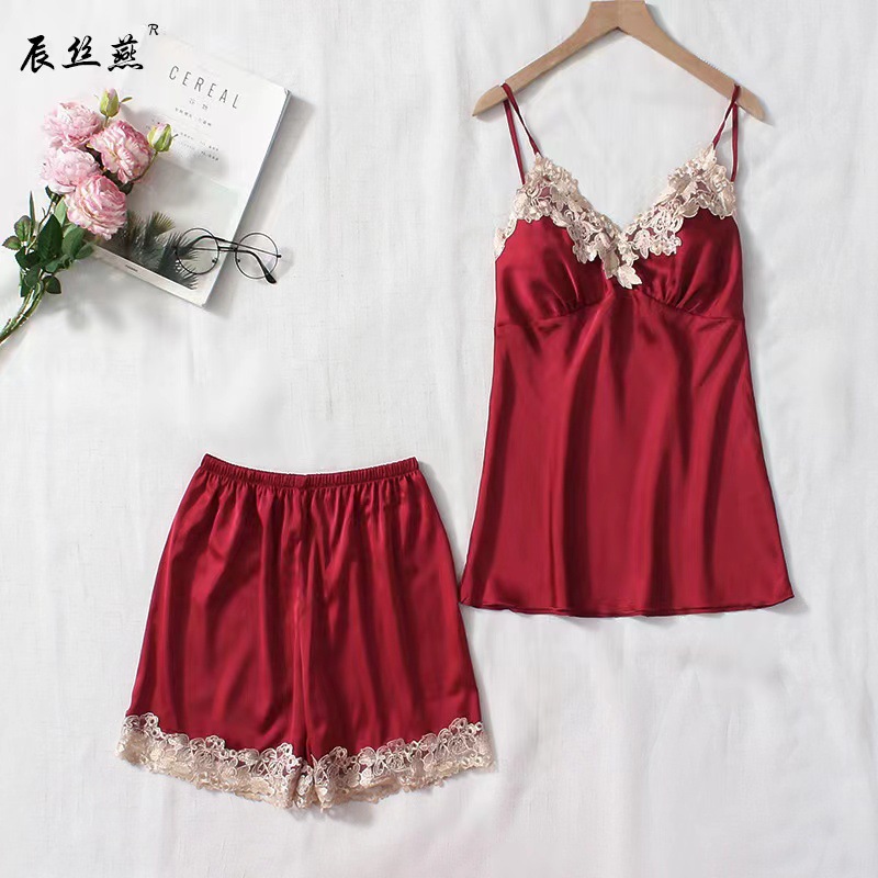 프놈펜 슬링 반바지 버건디