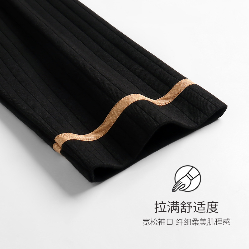 Pijamas de las mujeres primavera y otoño 100% algodón manga larga verano Delgado homewear más tamaño traje