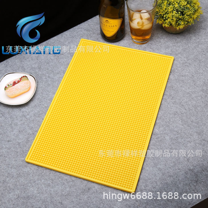 Alfombrilla de barrera de agua de barra antideslizante Alfombrilla de barra de agua Posavasos Jarra de cerveza Protección del medio ambiente Alfombrilla de drenaje de PVC Barmat