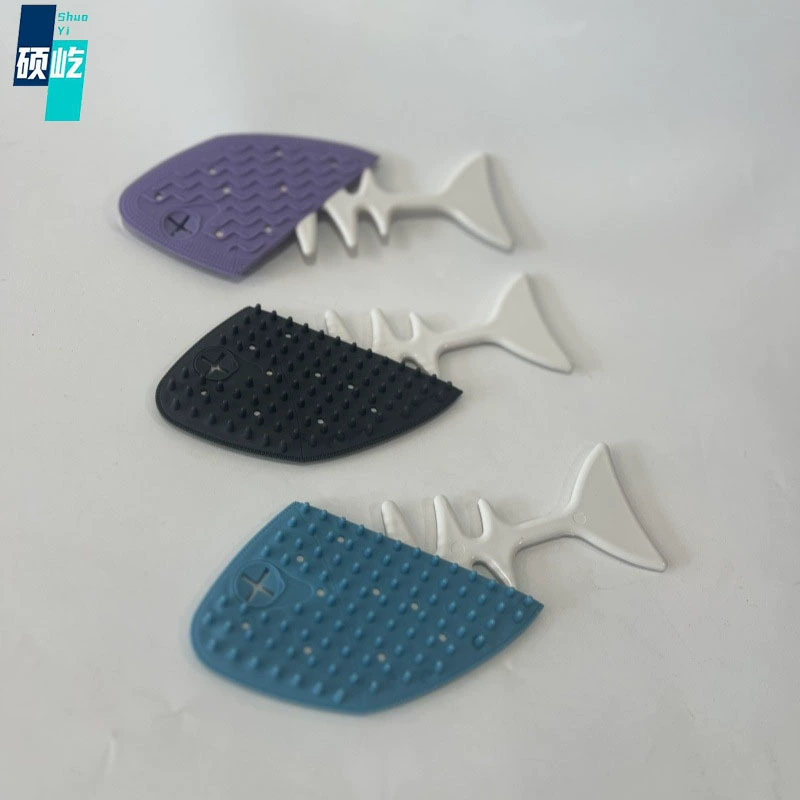 Многофункциональная щетка для удаления рыбьей кости для домашних животных Скребок для волос диван для удаления волос