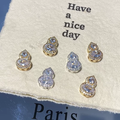 Beads, Multi-Pass 18K Gold-Plated – Zərgərlik ara hissələri
