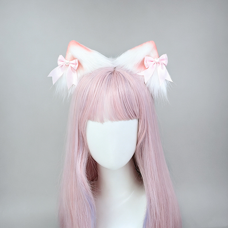 Lolita 머리 장식 머리 장식 현물 모직 손 다색 선택 가능 패션 액세서리 귀여