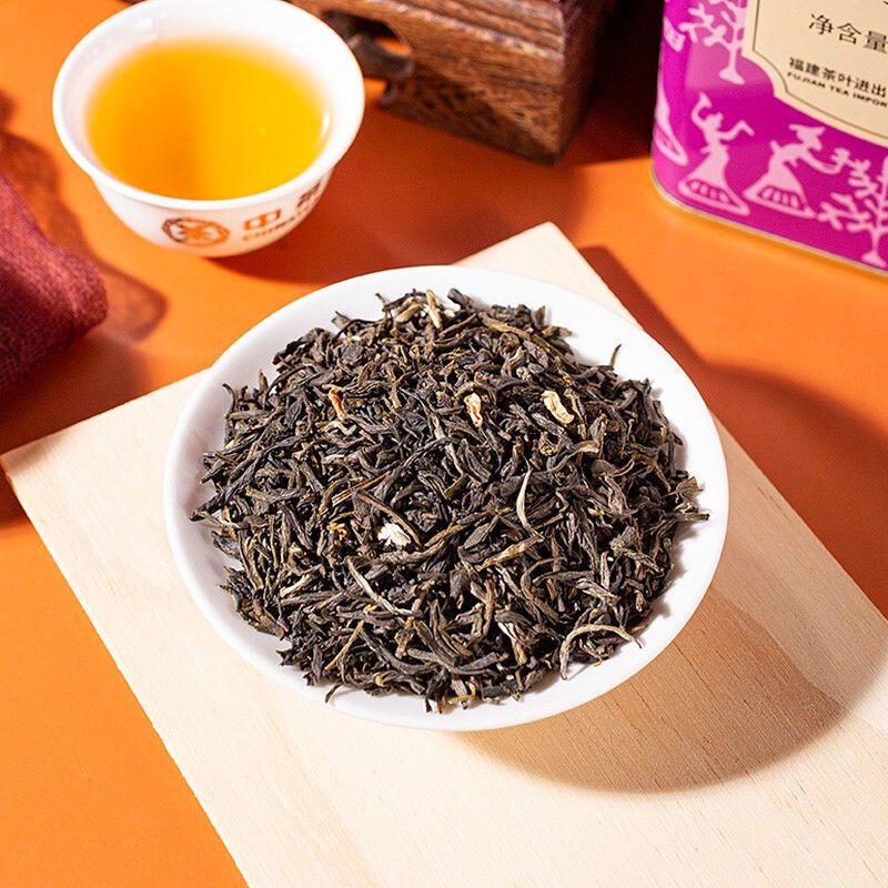 Zhongcha Jasmine Tea New Tea Cofco Tea Butterfly Brand Premium Jasmine Tea Zhongcha 227g Classic Purple Can