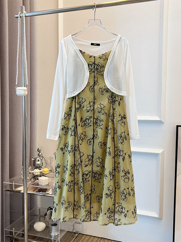 60-150kg Plus-Size Women's Cardigan and Slip Dress Set, New Spring/Autumn 2026 Style for Slightly Chubby and Petite Women 60-150kg Plus-Size Women's Cardigan and Slip Dress Set, New Spring/Autumn 2026 Style for Slightly Chubby and Petite Women