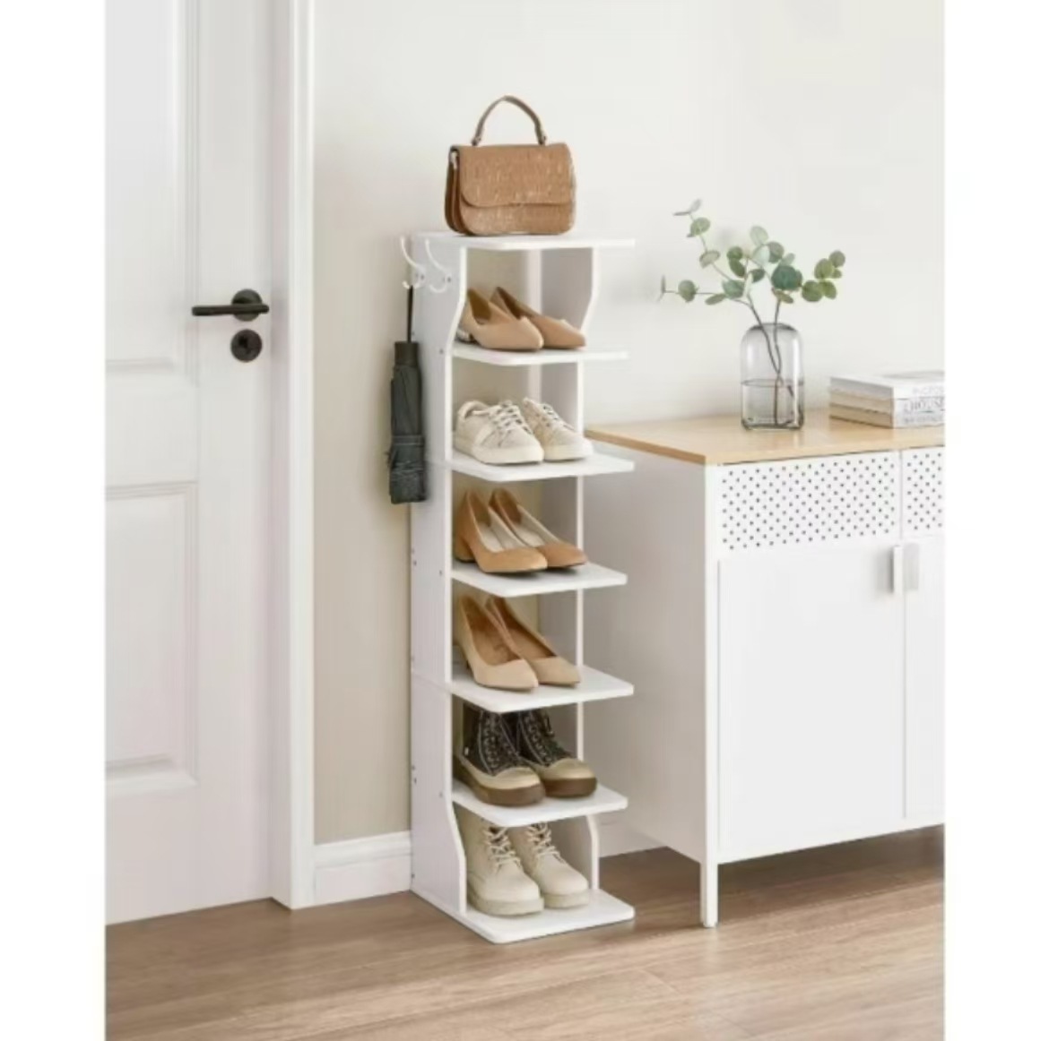 Cross-border e-commerce foreign trade 7-level vertical shoe rack