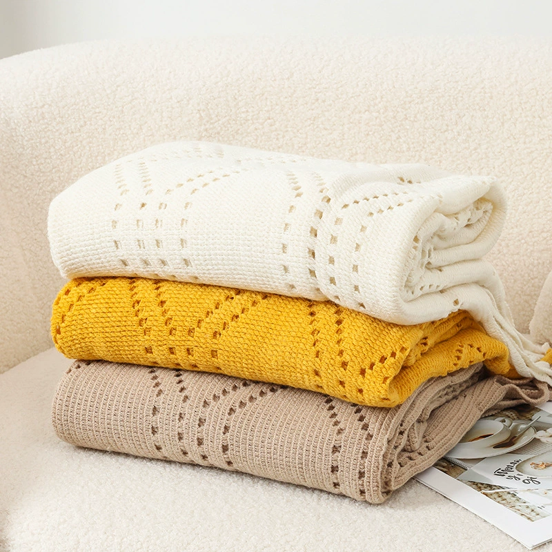 Летний офис кондиционер для сна трикотажное одеяло для гостиной диван-кровать хвост одеяло повседневное одеяло платок blanket