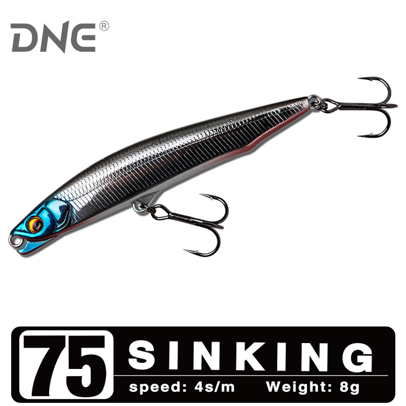 6 Colors Shallow Diving Minnow Lures Sinking Hard Plastic Baits Fresh Water Bass Swimbait Tackle Gear