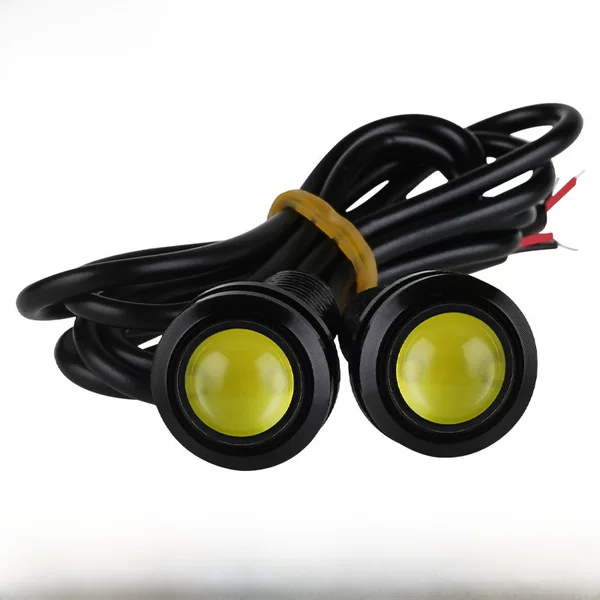 Car LED lights 18mm Eagle Eye light bright ultra-thin rogue screw counter reversing light waterproof led lights