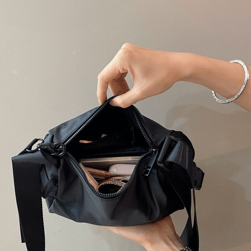 Misschen2024 nuevos materiales impermeables moda INS casual todas las tendencias sencillas bolsos de barril pequeño