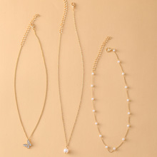 accessories jewelry Pearl clavicle chain Necklaces women