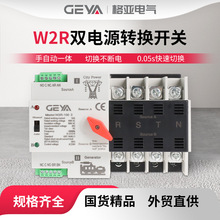 GEYA格亚双电源自动转换开关W2R-100应急电源切换开关63A