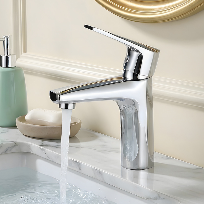 59 Copper Faucet for Home Use, Hot and Cold Water Washbasin Faucet, Bathroom Sink Faucet, Basin Valve Core 59 Copper Faucet for Home Use, Hot and Cold Water Washbasin Faucet, Bathroom Sink Faucet, Basin Valve Core